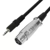 Microfone para PC MEDIA-TECH MT397S — com fios, entrada XLR, 20–20000 Hz, 150 Ω, -32 dB, cabo de 2,4 m, suporte de mesa, preto