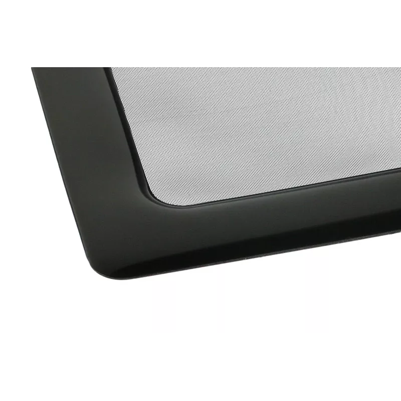 Filtro de poeira DEMCiflex 140 mm, quadrado – preto/preto
