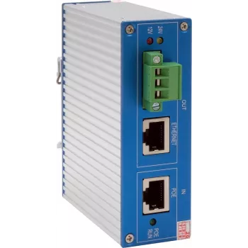 Splitter Ethernet PoE++ Exsys EX-60321, 10/100/1000 Mbps, saída 24 V DC 2 A