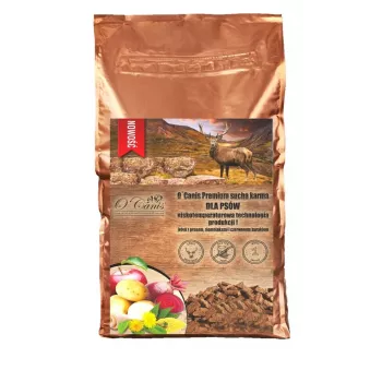 O'CANIS Veado com milho-miúdo, batatas e beterraba - Comida seca para cães - 6 kg