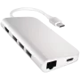 Adaptador multiportas Satechi USB-C 8K com Ethernet V3 space grey (ST-P8KEM)