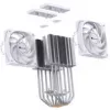 Dissipador de CPU Jonsbo CR-3000E Dual-Tower ARGB branco, dissipador de ar Dual-Tower com iluminação ARGB