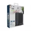 Carregador GEMBIRD para dispositivos móveis TA-UC-2A4C-PD75-01-BK — 75 W, 4× USB-C + 2× USB-A, PD & QC3.0, 6 dispositivos em simultâneo, cabo de 1,5 m, preto