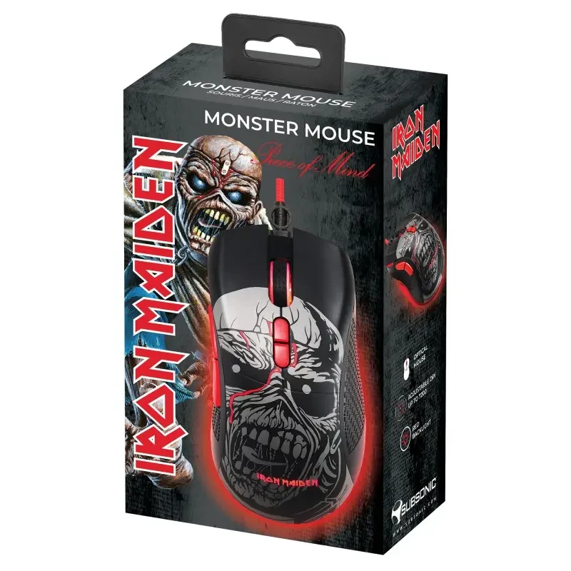 Rato gaming Subsonic Iron Maiden Piece Of Mind USB