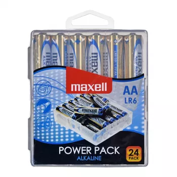 Pilha alcalina MAXELL LR6 VALUE BOX, 24 unid.
