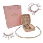 Conjunto de contas e pulseiras Extralink 66 peças com charms e bolsa de armazenamento