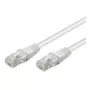 Cabo patch Wentronic Goobay CAT 6, U/UTP, branco, 10 m - mistura de cobre CCA (68634)