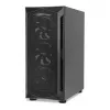 Caixa de PC IBOX LUPUS 27 Midi Tower ATX, vidro temperado, RGB, 455×200×380 mm, suporta ATX, GPU até 32 cm