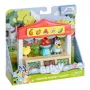 Conjunto de figuras de brincar TMTOYS Mini Bluey Lebensmittelladen BLU17555 – conjunto de mini figuras para diversão