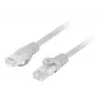 Cabo de rede LANBERG PCU6-10CU-0150-S Cat6 U/UTP RJ-45 para RJ-45 1,5 m Cinzento