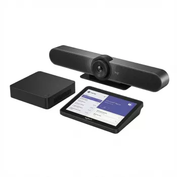 Conjunto LOGITECH Tap Controller com fios com Kit Cat5e + LENOVO ThinkSmart Core L Intel Core Ultra 5 135H + MeetUp 2 câmara de videoconferência 4K