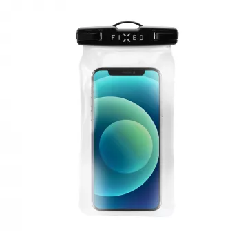 Capa universal à prova de água para telemóvel FIXED Fixed Float — Preto, tamanho universal, capa à prova de água