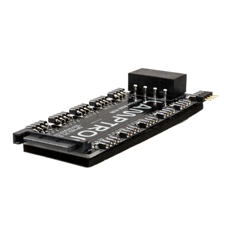 Hub RGB Lamptron SP103 10x para Aura Sync, Fusion, Mystic — controlador RGB de 10 canais