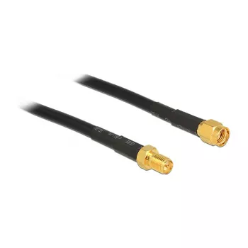 Cabo coaxial DeLOCK CFD200 3 m RP-SMA preto