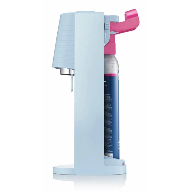 SodaStream máquina de gaseificar Terra azul-claro QC com CO2 e garrafa PET de 1L