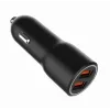 Carregador de automóvel para dispositivos móveis Gembird TA-UC-A2QC36-CAR-01, 36 W, 12–24 V, isqueiro, preto