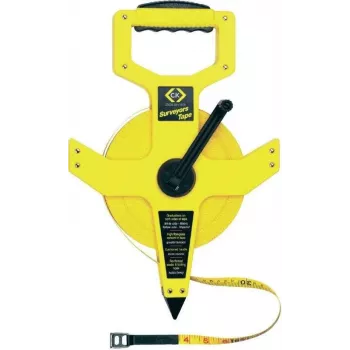 Fita métrica C.K. para engenheiros topógrafos 100 m (T3565 330)