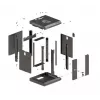 Rack de parede Lanberg WF11-3306-10B 6U preto capacidade 30 kg