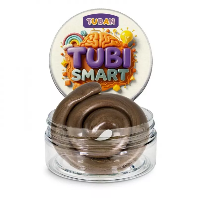 Massa de modelar TUBAN TUBI SMART – UPS! 50 g, castanho, criança, 95×35×165 mm