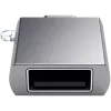 Adaptador Satechi USB-C para USB 3.0 Space Gray design elegante e alta qualidade - design compacto - - - (179979)