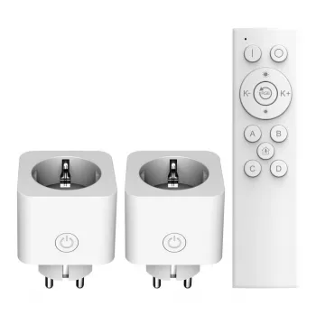 Kit de iniciação de tomadas inteligentes Wi-Fi TRUST 71399 — 2,4 GHz, branco, 0,25 kg