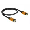 Cabo HDMI DeLOCK 85729 2 m HDMI Type-A Standard preto dourado