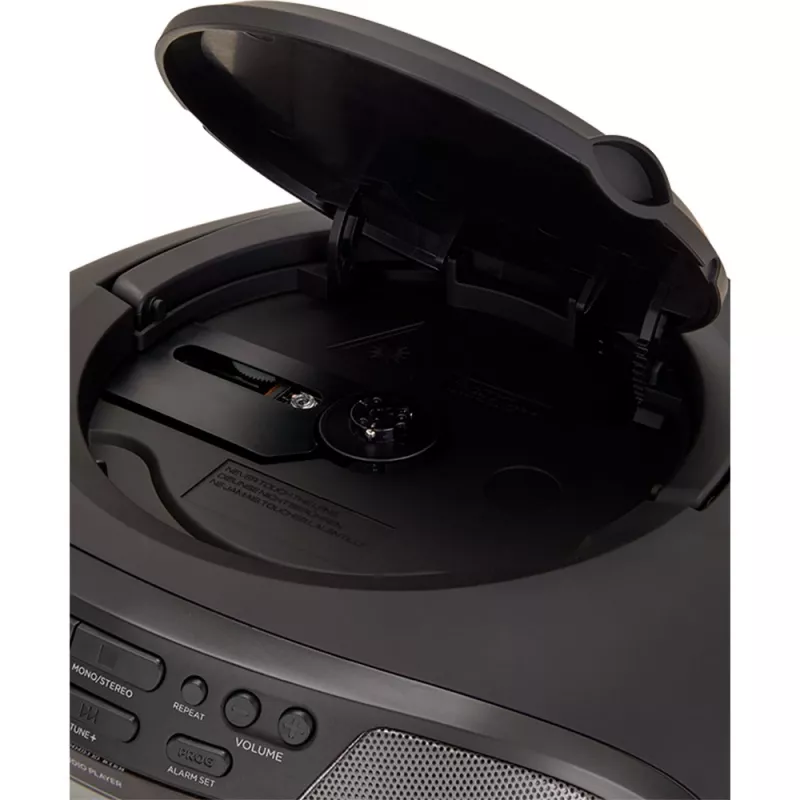 Micro-sistema de áudio Aiwa BBTU-400BK, leitor CD/MP3/FM-PLL/BT (Preto)
