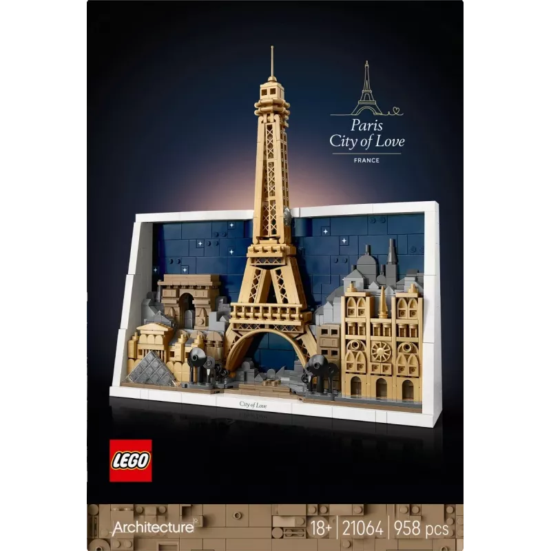 LEGO ARCHITECTURE 21064 Paris – Cidade do Amor