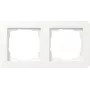 Moldura de cobertura Gira E1 2 módulos, branco puro (Modelo 0212150)