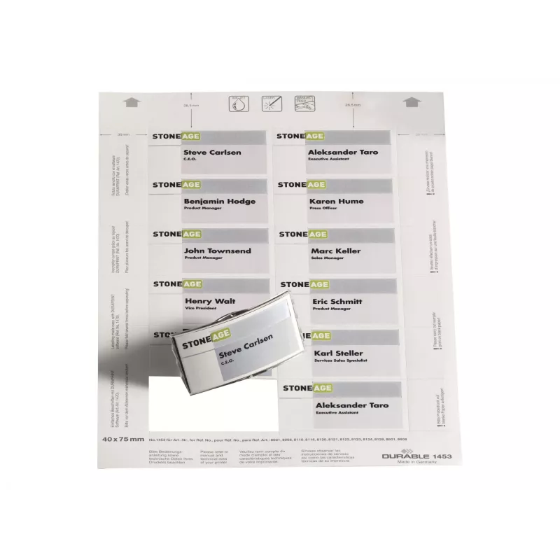 Rótulo de identificação Durable 1453-02