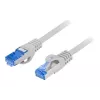 Cabo de rede LANBERG Cat6a S/FTP PCF6A-10CC-0300-S RJ-45 3 m cinzento, LSZH, 500 MHz, CCA, Ø6 mm