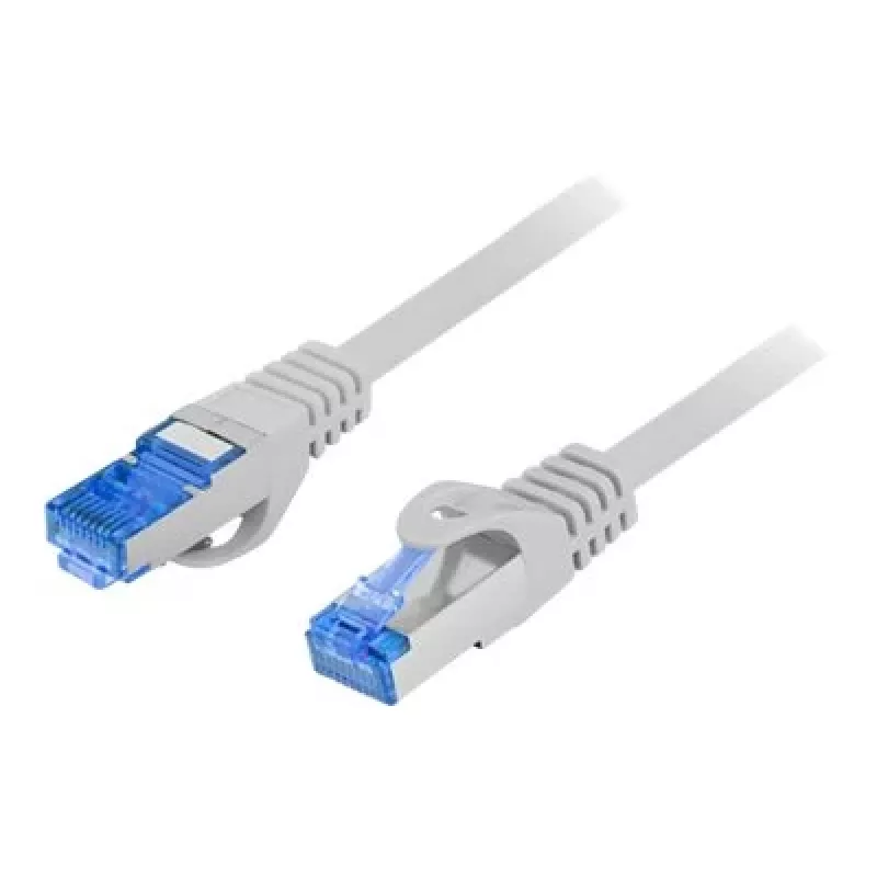 Cabo de rede LANBERG Cat6a S/FTP PCF6A-10CC-0300-S RJ-45 3 m cinzento, LSZH, 500 MHz, CCA, Ø6 mm