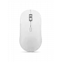 Rato Lenovo Yoga ambidestro Bluetooth ótico 4000 DPI branco, 8 botões, roda