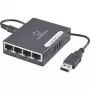 Switch de rede Renkforce 1423415 – 4 portas 1 Gbit/s com alimentação USB