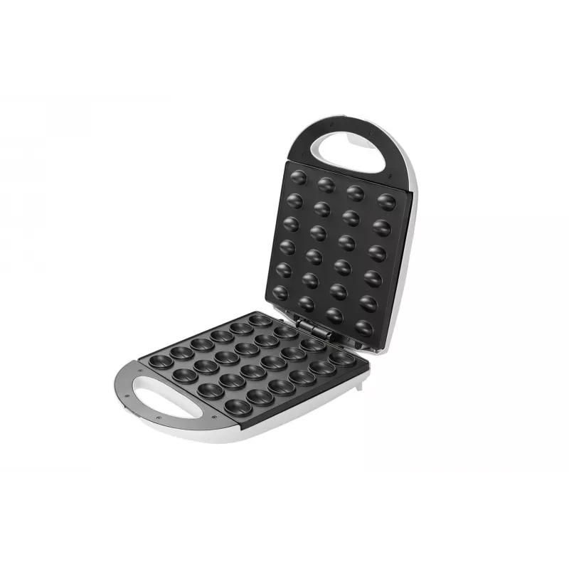 Máquina de waffles Adler AD 3039 — 24 waffles, 1600 W, branco, antiaderente, pegas frias ao toque