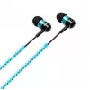 Auscultadores in-ear com design de fecho e microfone