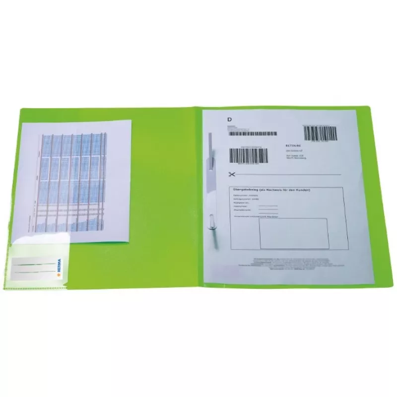 Dossier HERMA 19639 polipropileno verde A4 240x310mm