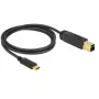 Cabo USB DeLOCK 83675 USB 3.2 Gen 2 1 m USB C USB B preto