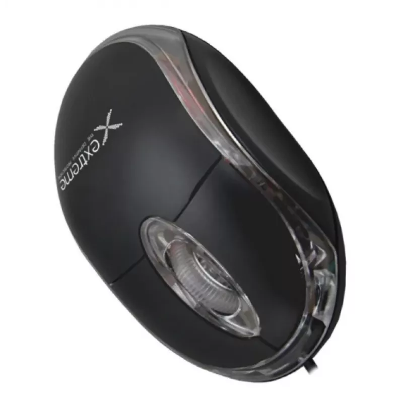 Rato ótico com fios ambidestro EXTREME XM102K — 1000 DPI, USB Type-A, cabo de 1,2 m, 3 botões