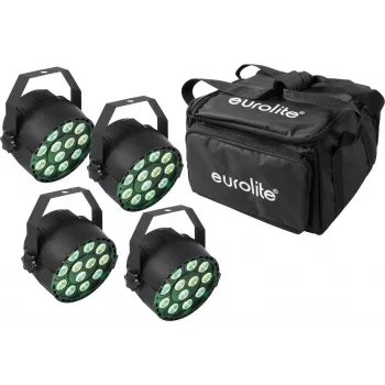Conjunto EUROLITE 4x LED PARty TCL Spot + Soft-Bag (20000540)