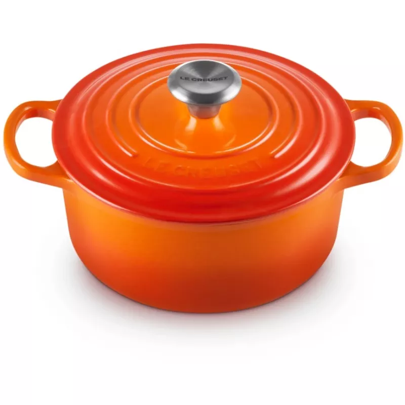 Le Creuset Signature Assadeira redonda 18 cm vulcânico