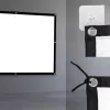 Tela de projeção MACLEAN MC-166 84 polegadas (175 x 131 cm) poliéster autónoma/suspensa 4:3