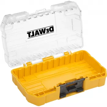 Caixa de ferramentas DeWalt DT70801 pequena ToughCase armazenamento portátil com fechos seguros