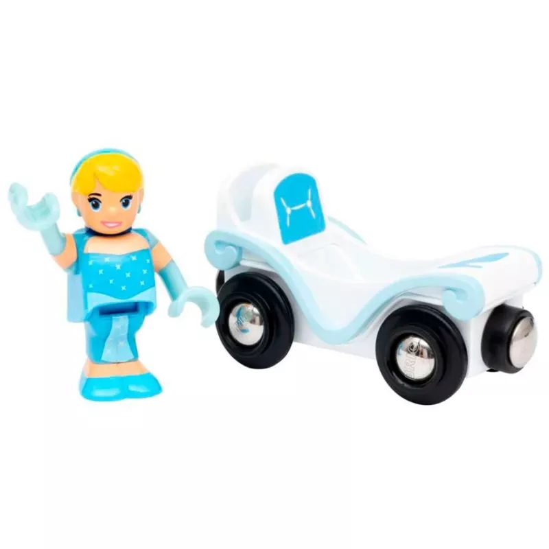 Acessório/maquete Ravensburger BRIO Disney Princess Cinderella & Carruagem, azul/branco, a partir de 3 anos