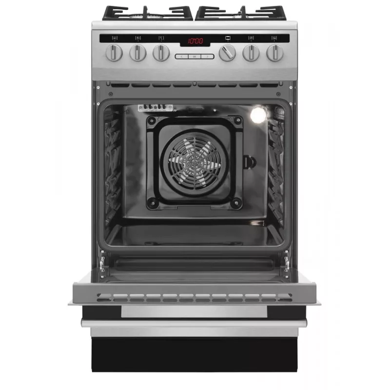 Placa de cozinha AMICA 57GcES3.33HZpTaA(Xx) PIZZA, 3 zonas de cozinha, controlo tátil, classe de eficiência energética A