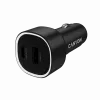 Carregador de automóvel CANYON OnDrive 48 PD 48W USB-A+USB-C preto