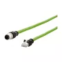 METZ CONNECT 142M4D15010 Cabo de rede Verde 1 m Cat5e S/UTP (STP) (142M4D15010)