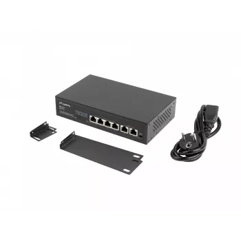 Switch Lanberg PoE+ Rack 10/19 RSFE-4P-2FE-60