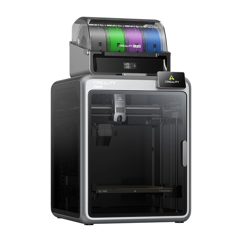 Impressora 3D Creality K2 Pro Combo – volume de impressão 300×300×400 mm, extrusora dupla