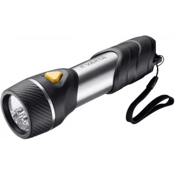 Lanterna de mão Varta Day Light Multi LED F30 preto prateado amarelo